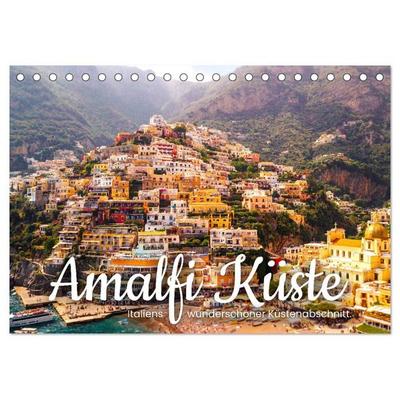 Amalfi Küste - Italiens wunderschöner Küstenabschnitt. (Tischkalender 2027 DIN A5 quer), CALVENDO Monatskalender