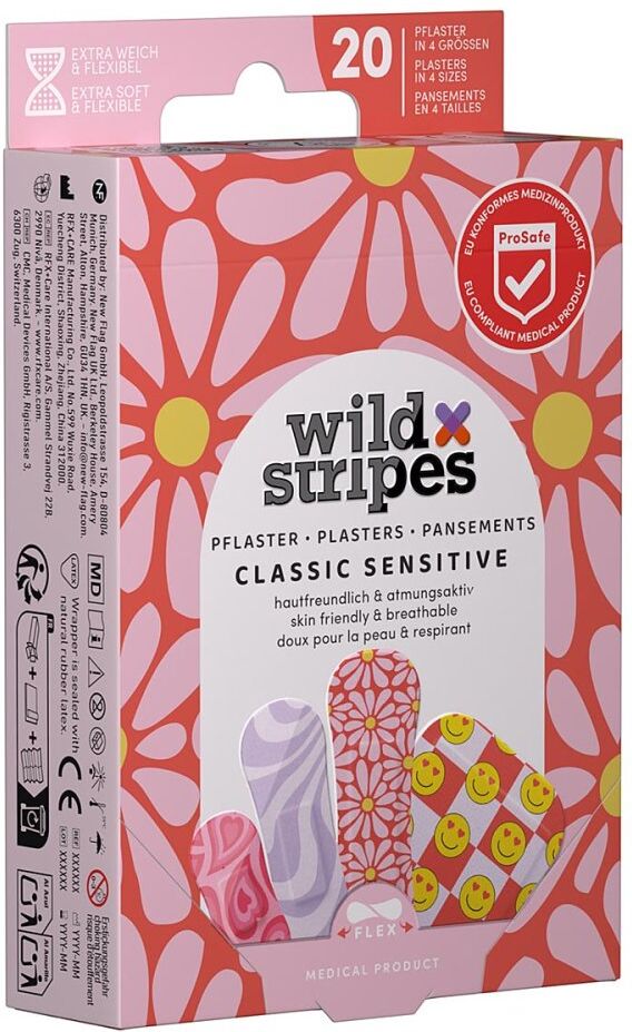 Wild Stripes Classic Sensitive Pastel Fun Pflaster