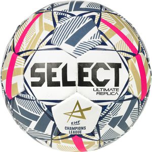 Select Handball Ultimate Replica EHF Champions League v26, Größe 1, gold/blau/weiß, 320 Gramm, Trainingsball