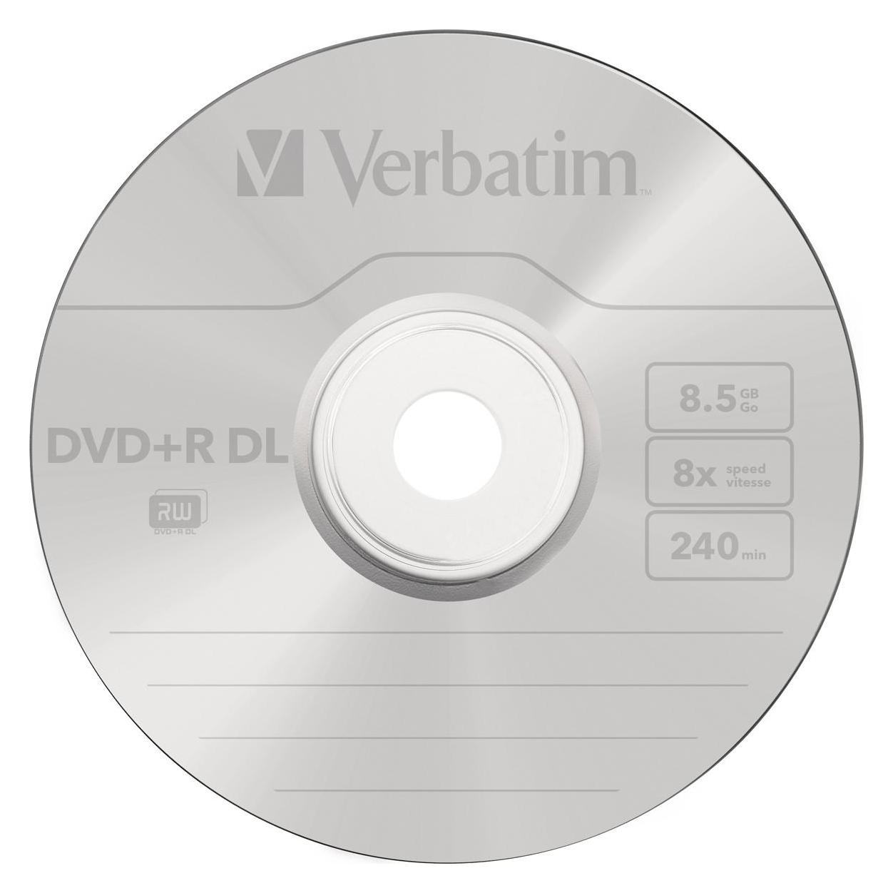Verbatim Dvd+R dl (5x) (43541)