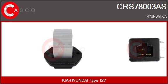 Casco Widerstand, Innenraumgebläse Crs78003as Für Hyundai