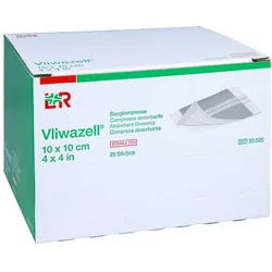 Vliwazell Saugkompressen Steril 10x10 cm 25 St