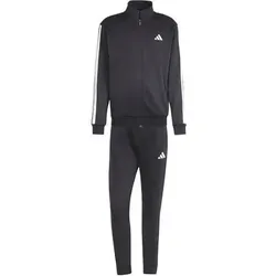 ADIDAS Herren Sportanzug Sportswear Basic 3-Streifen, Größe M/T in Schwarz Schwarz