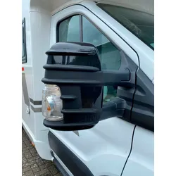 Milenco Spiegelschutz Stoßstangen für Ford Transit Mark 8 Schwarz