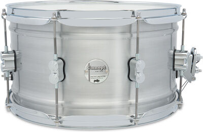 "DW PDP 14""x08"" Concept Aluminium Aluminium brossé satiné"