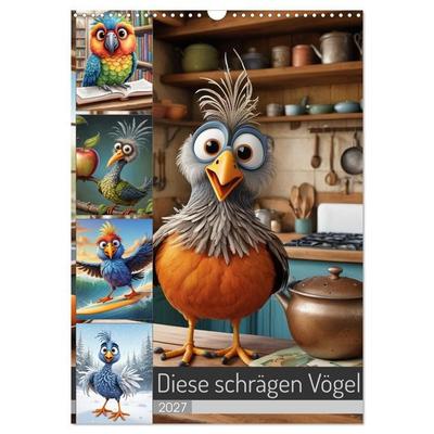 Diese schrägen Vögel (Wandkalender 2027 DIN A3 hoch), CALVENDO Monatskalender