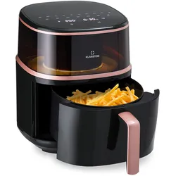 Air Bloom Heißluftfritteuse Dampffunktion 1500W 7,5 Liter 16 Programme