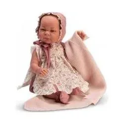 Asi Spanische Reborn-Puppe Mauren mit Decke, 46 cm