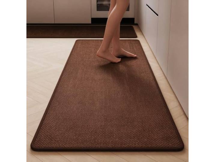 Fussmatte Innen Innen & Außen 160x200cm braun Weihnachtsfußmatte, Abtropfmatte Rutschfest & Saugstark Für Hund Haustiere