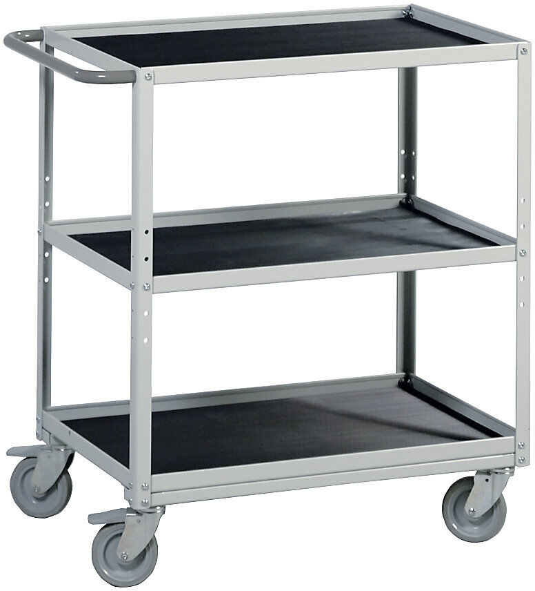 Regalwagen, mit 3 Böden, ESD-Ausführung, Länge 450 mm Treston