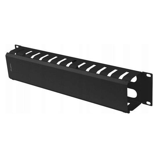 Lanberg Organizer Kabli 19" 2U z zaślepką typ A czarny (AK-1705-B)