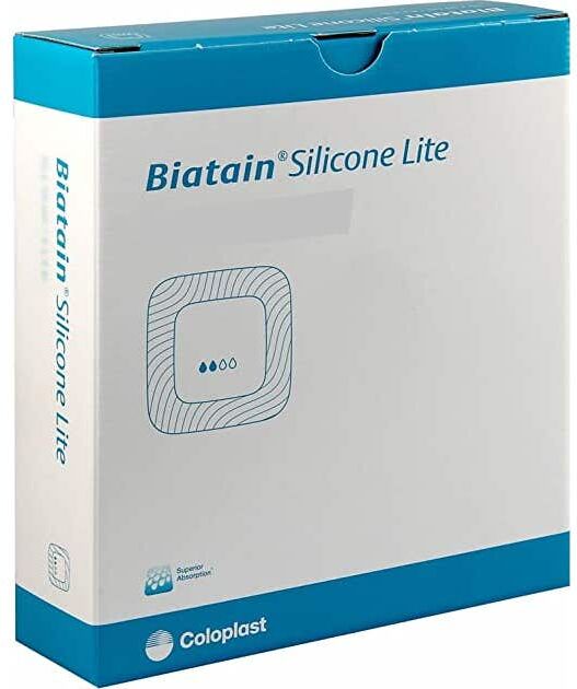 Biatain Apósito Silicone Lite 7.5 X7.5 cm 10 Uts