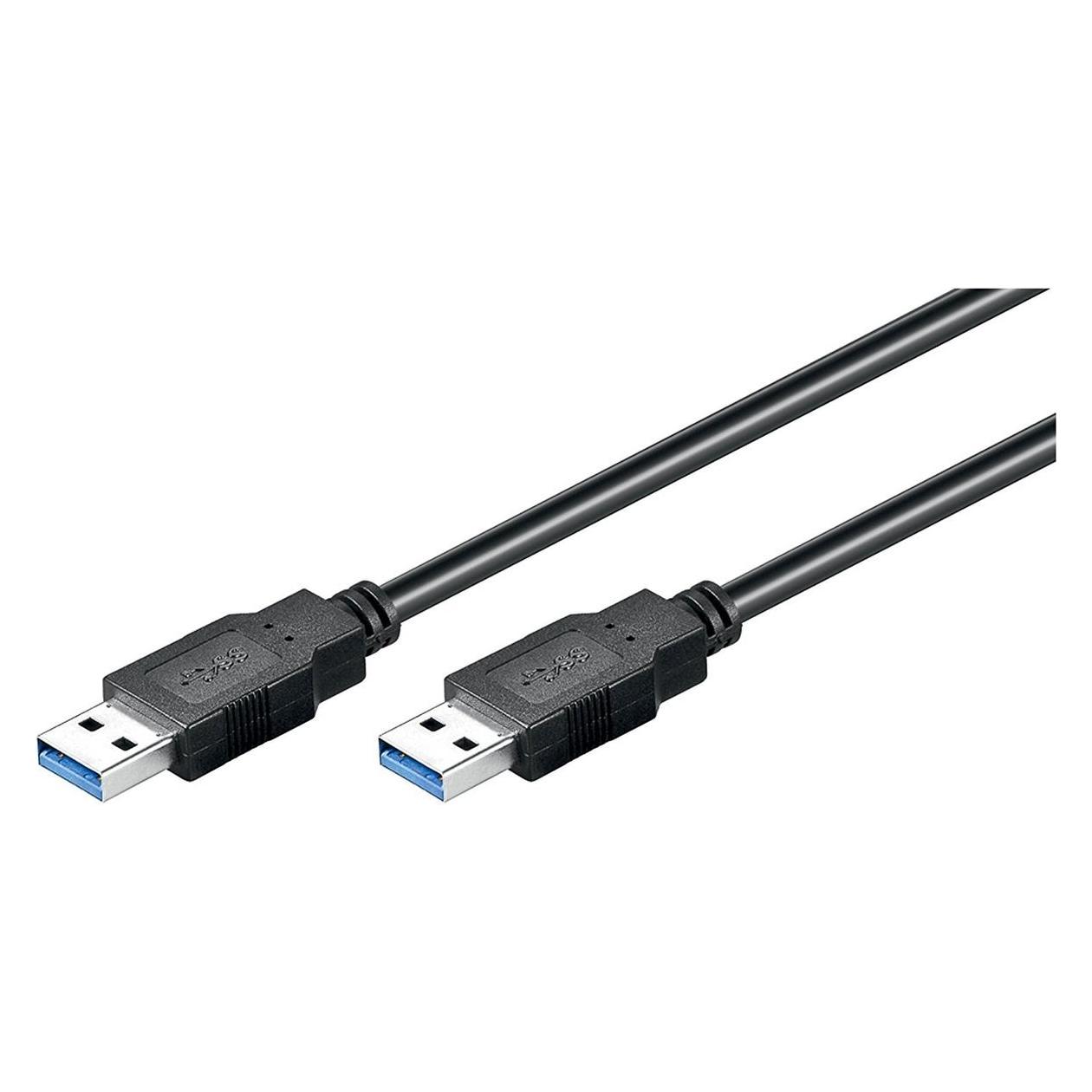 Monacor USB-Verbindungskabel (1.80 m, USB 3.2 Gen 1) (USB-302AA)