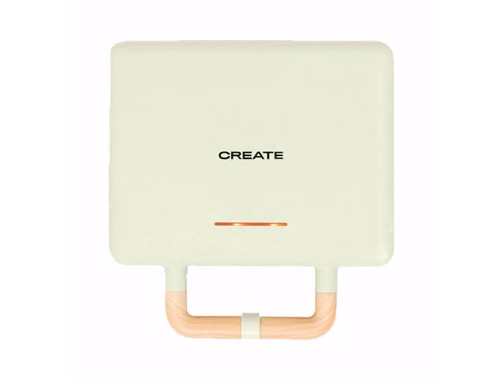 CREATE Stone 3in1 Studio pastellgrün Waffeleisen / Sandwichgrill – Sandwichmaker/Sandwichtoaster