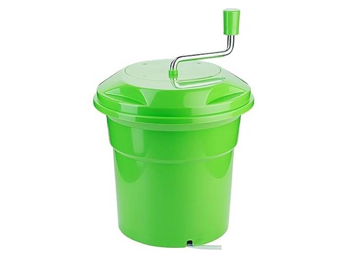 Salatschleuder 10 Liter, grün