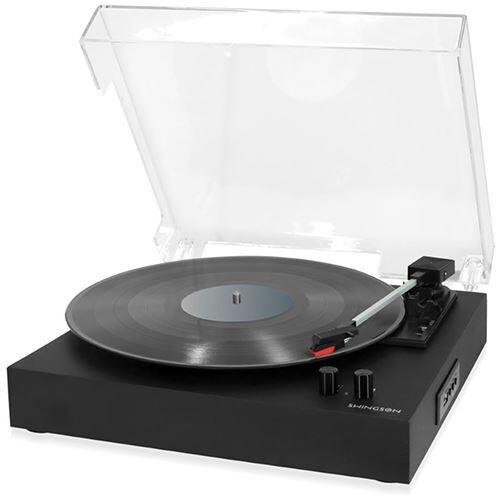 Swingson Gira-Discos Bluetooth  TT202G - Preto