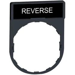 Schneider Electric ZBY2306 Schildträger 30x40mm, für Ø 22 Geräte, m. Schild REVERSE  - 10 Stück