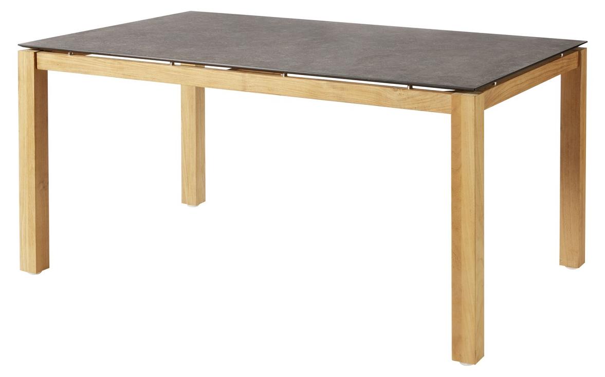 Tischplatte SanMarino 160 x 100 x 5 cm HPL Grau