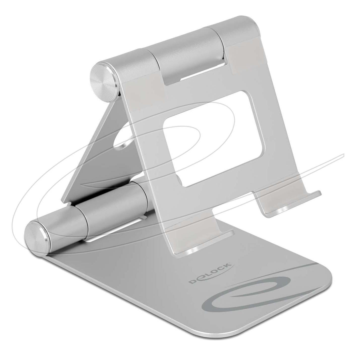 Delock Tablet Standhalterung verstellbar Aluminium (18433)