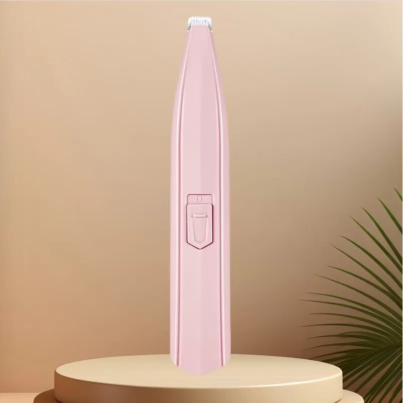 INF Tierpfoten-Trimmer mit breiter Klinge und Licht Rosa