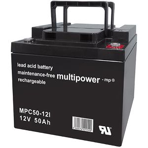Multipower AGM-Batterie MPC50-12I, 12 V, 50 Ah, M6 Anschluss