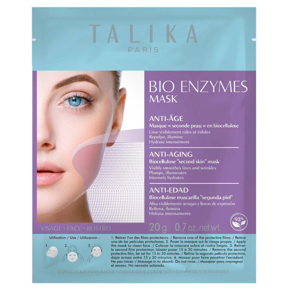Talika Bio Enzymen Masker Anti-Aging ok Nlfrende 1 St Gesichtsmaske