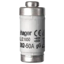 Hager D02-Sicherung LE1850 50A 400V gG