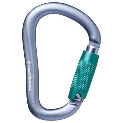 Black Diamond - Rocklock Triple Lock Carabiner - Verschlusskarabiner grau