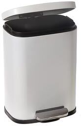 IH Casa Decor 3L Metal Rectangular Dust Bin White