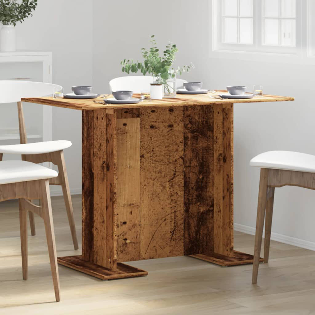 DEvidaxl 56-2 Rectangular Dining Table Reclaimed Wood