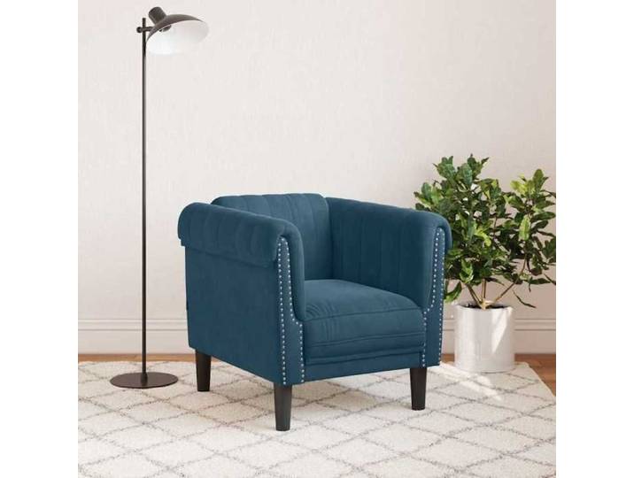 Best2026@velours Fauteuil Relax SHIELDPRO® - Siège maximal: 110 kg - Fauteuil bleu - pour salon3703