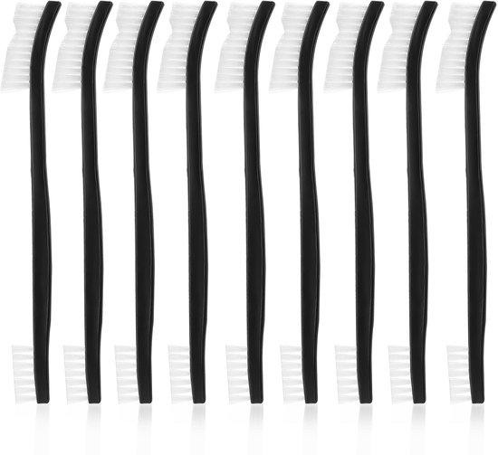 Unyqoos Reinigingsborstelset, 9-delig, Nylon, Dubbelzijdig, 17 cm