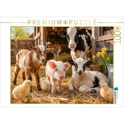 CALVENDO Puzzle Jungtiere | 1000 Teile Lege-Größe 64x48cm Foto-Puzzle für glückliche Stunden
