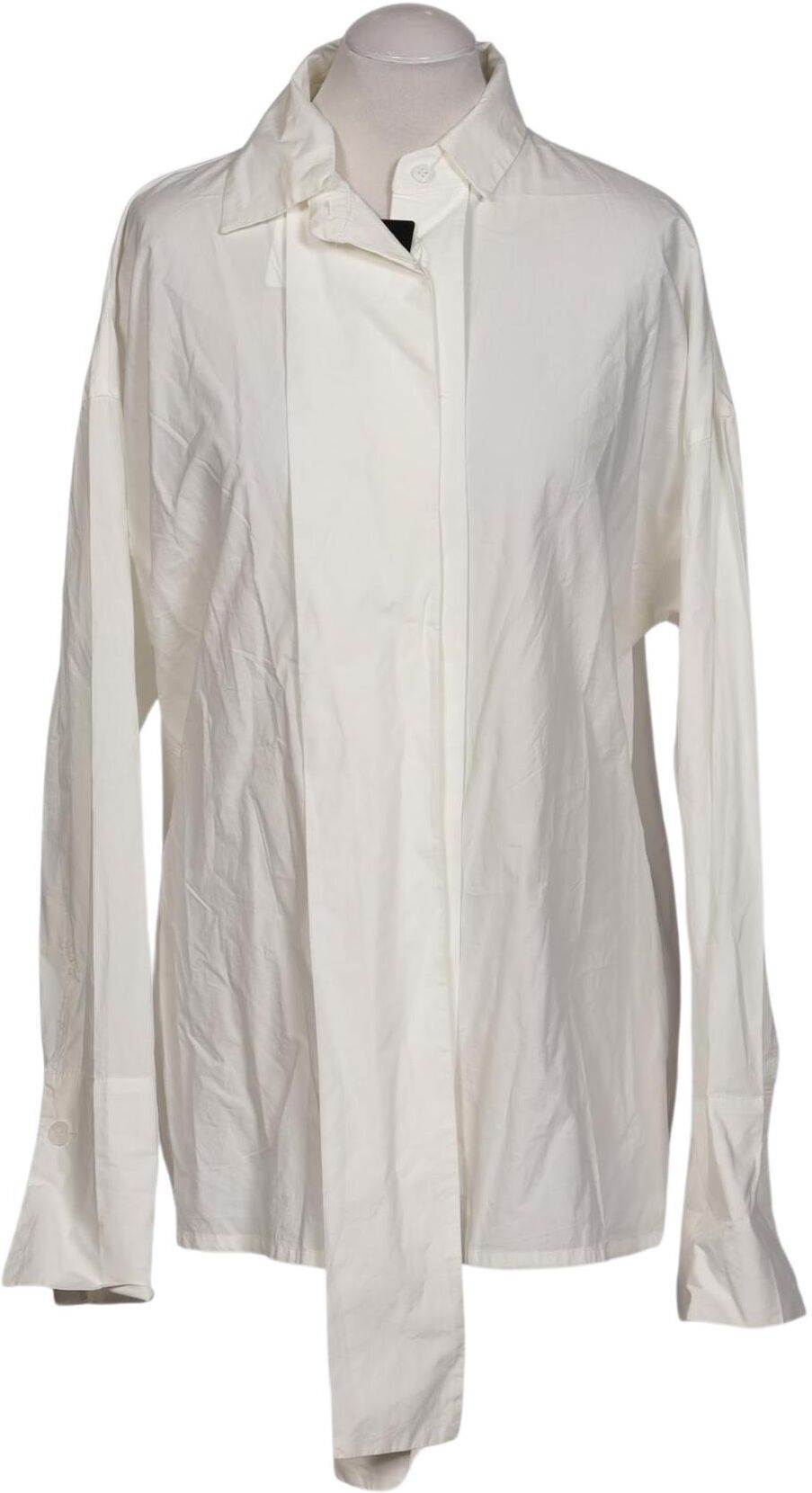 peter o. mahler Damen Bluse, Weiß, Gr. L, Baumwolle - Second Hand