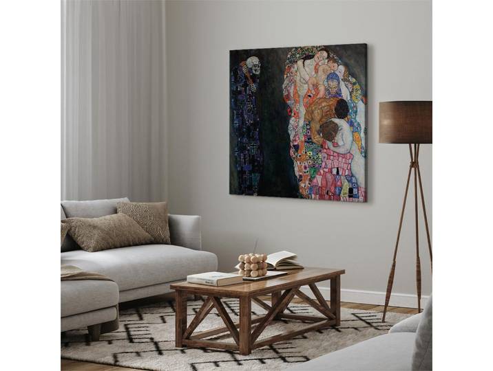 Toile Mort et vie Feutre Multicolore/Multicolore 80 x 80cm