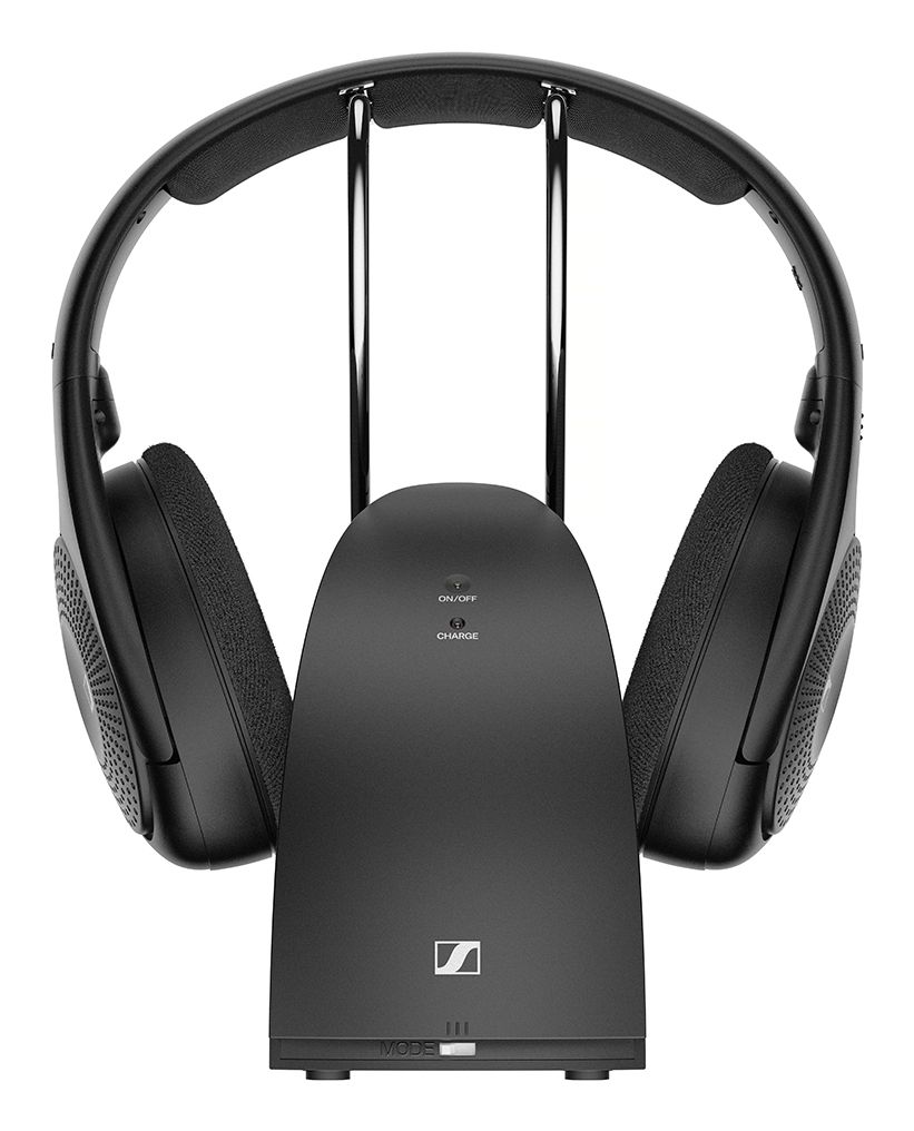 Sennheiser RS120-W Ohraufliegender Bluetooth Kopfhörer kabellos 20 h Laufzeit (Schwarz) 700171