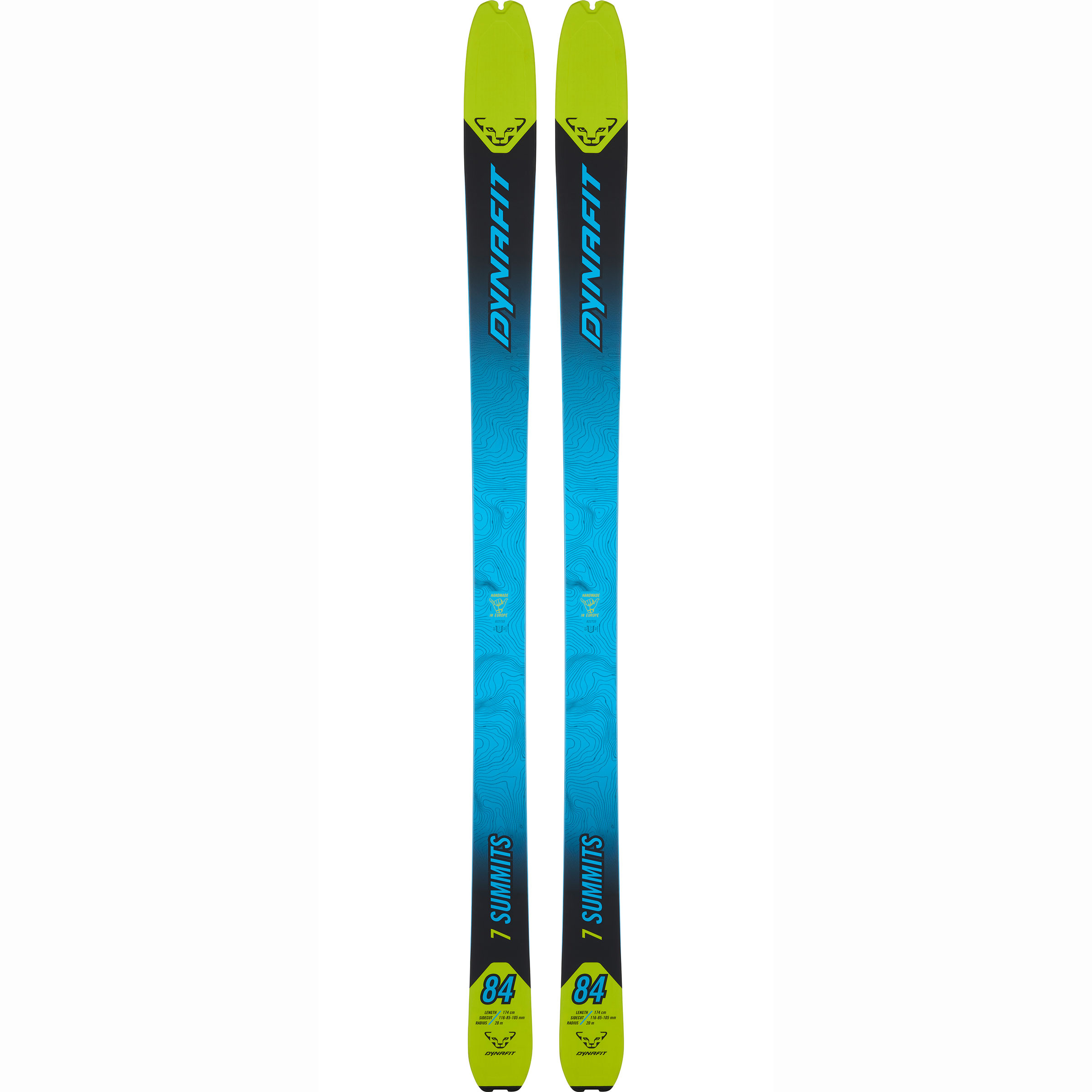 Dynafit Seven Summits Tourenski 25/26 Tourenski gelb Größe 182cm Skitour