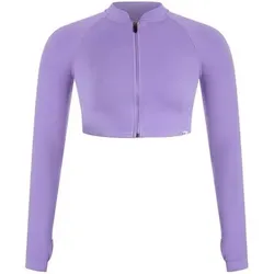 SMILODOX Crop Jacke Harly, Größe XS in Lila Lila