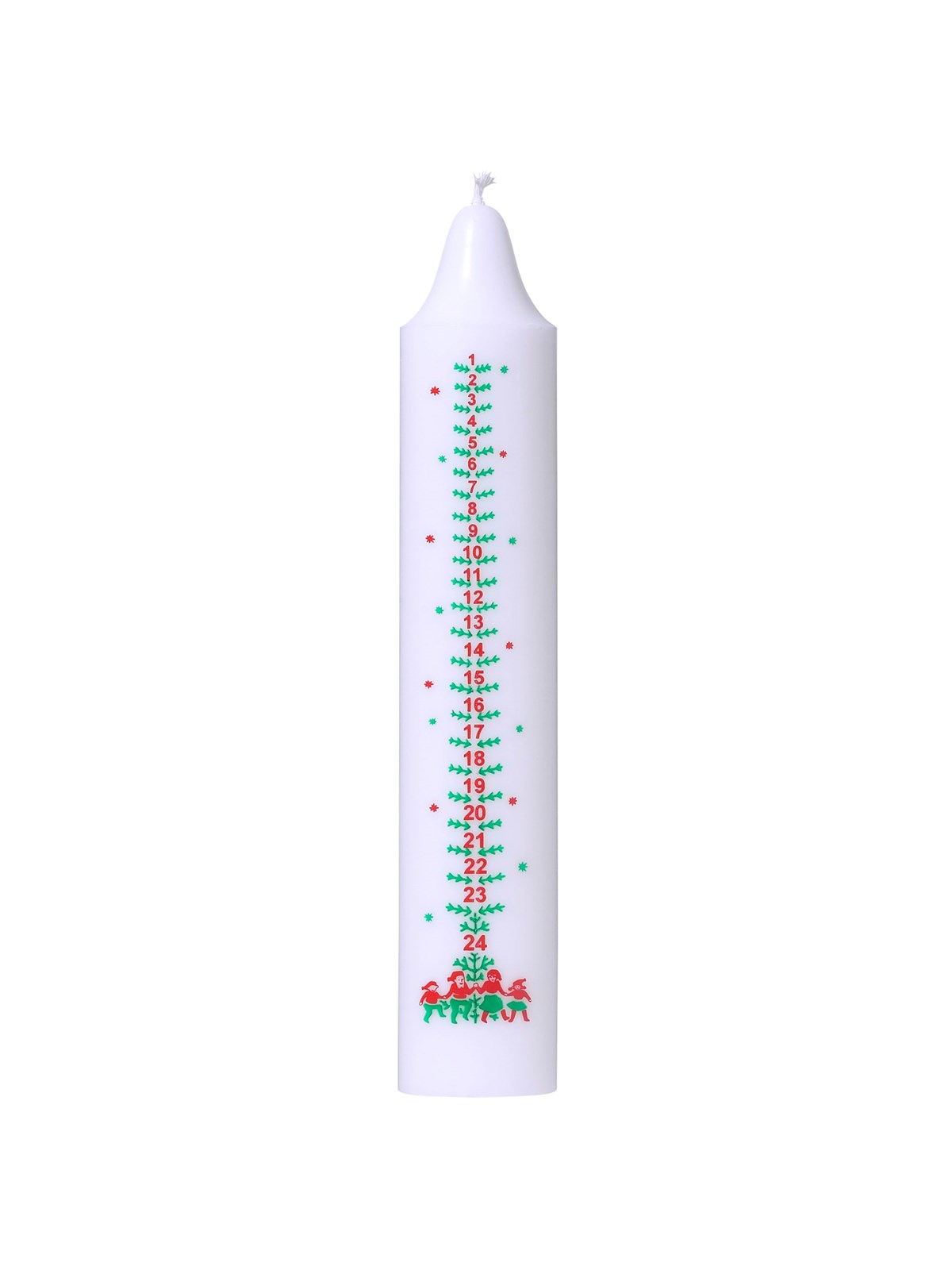 Asp-Holmblad Kalenderkerze "No. 2" - 1-24