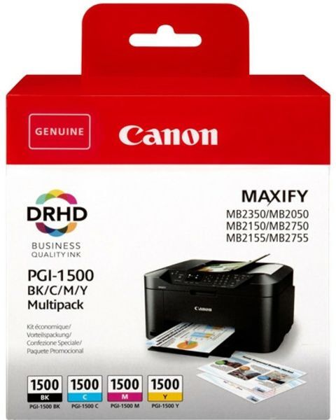 Canon PGI-1500 - 4 couleurs - Cartouche d'encre - Multipack