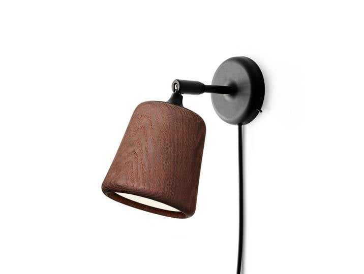 New Works Applique murale Material Smoked oak