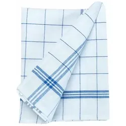 Geschirrtuch Arcora 50x70 cm blau-weiß karriert hochwertiges Profi Geschirrtuch aus Baumwolle