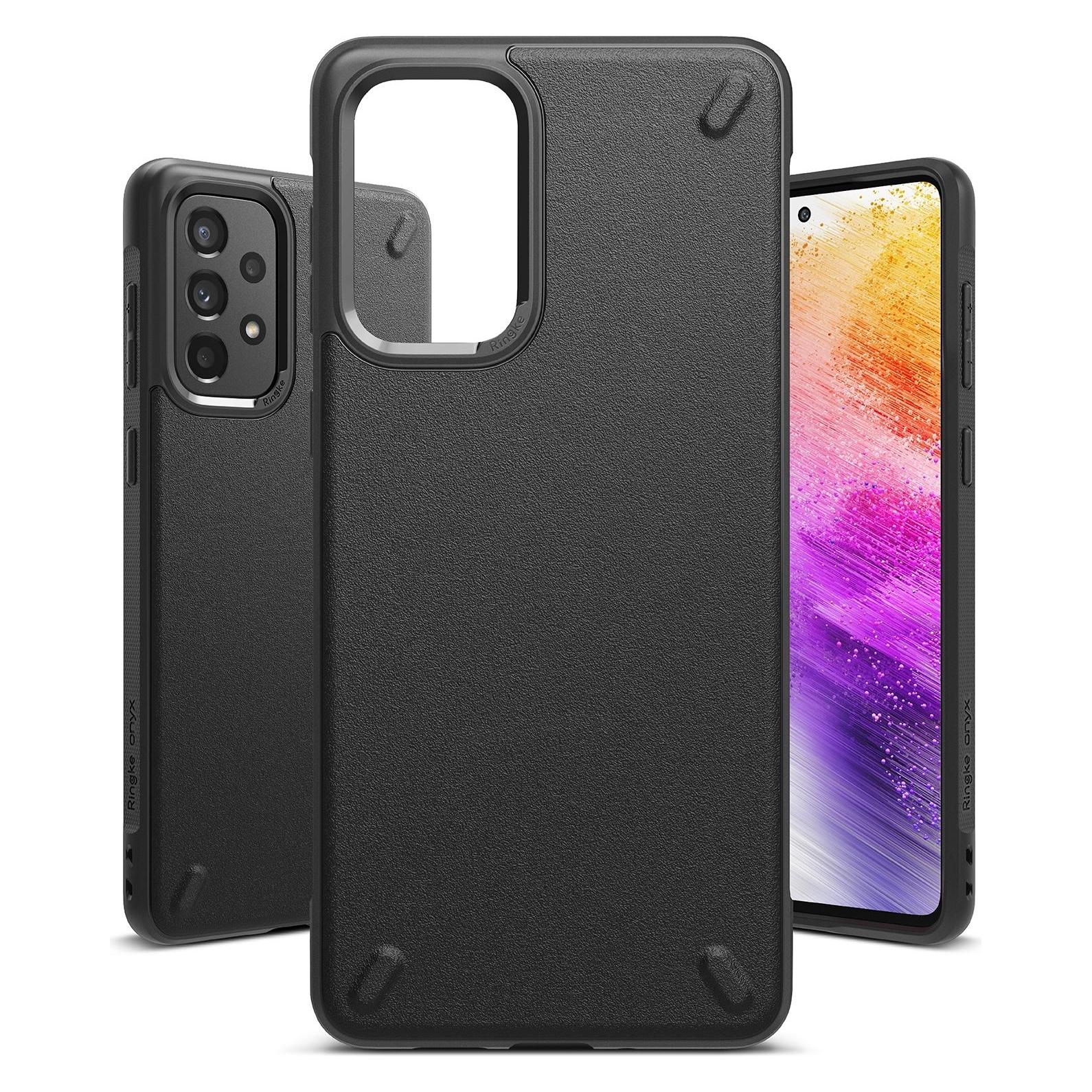 Ringke Onyx durable TPU cover for Samsung Galaxy A73 black (Samsung Galaxy A73 5G) (RINGKE SAMSUNG Galaxy A73 ONYX BLACK)