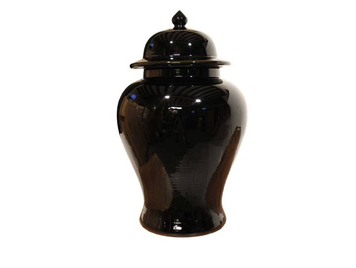 Pot à herbe noir