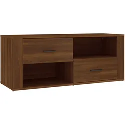 vidaXL TV-Schrank Braun Eichen-Optik 100x35x40 cm Holzwerkstoff
