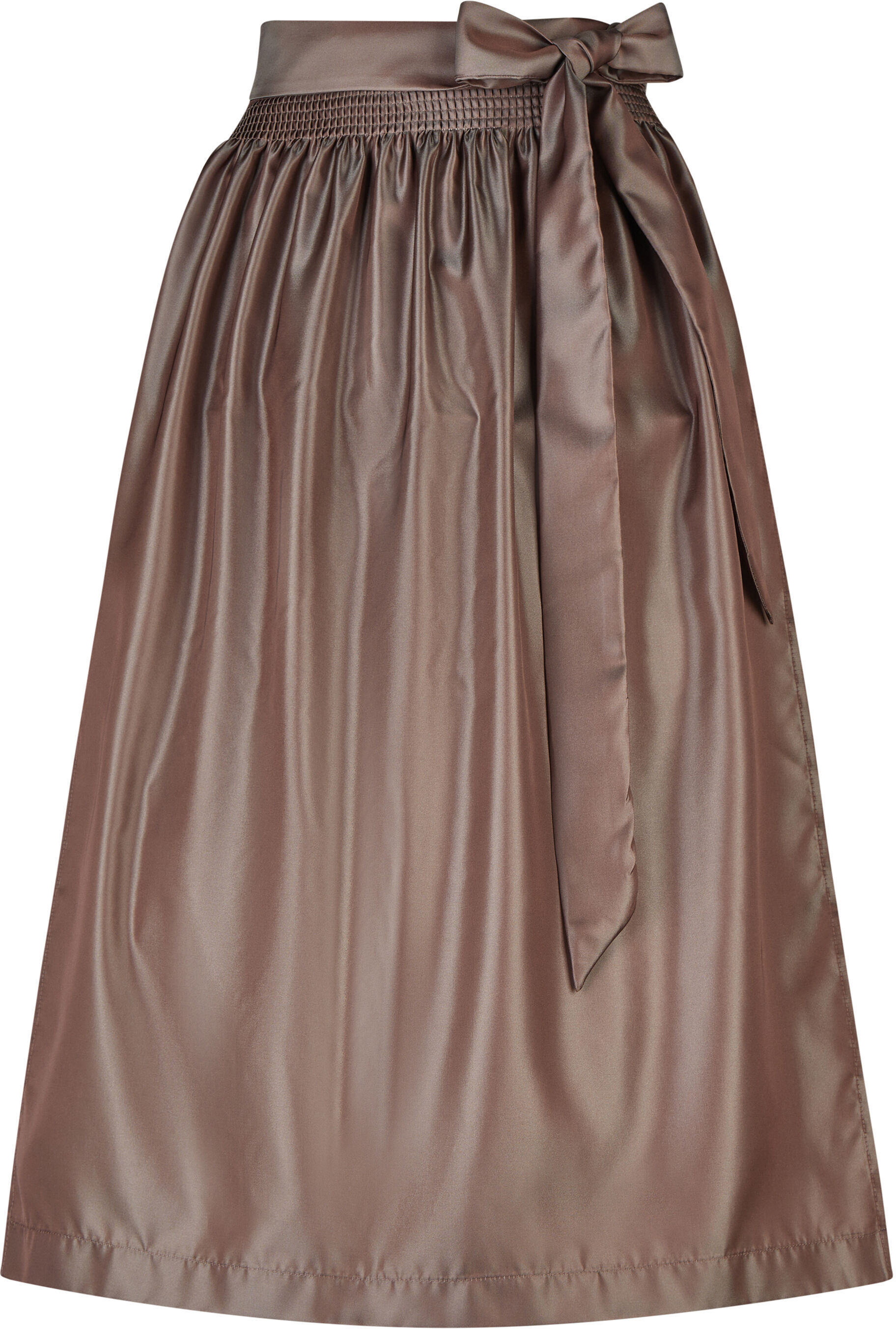 Dirndl SPIETH & WENSKY "Spieth & Wensky Dirndlschürze TM Karmin", Damen, Gr. 44, braun, festlich, modern fit, Kleider Dirndl, hochwertige Wechselschürze