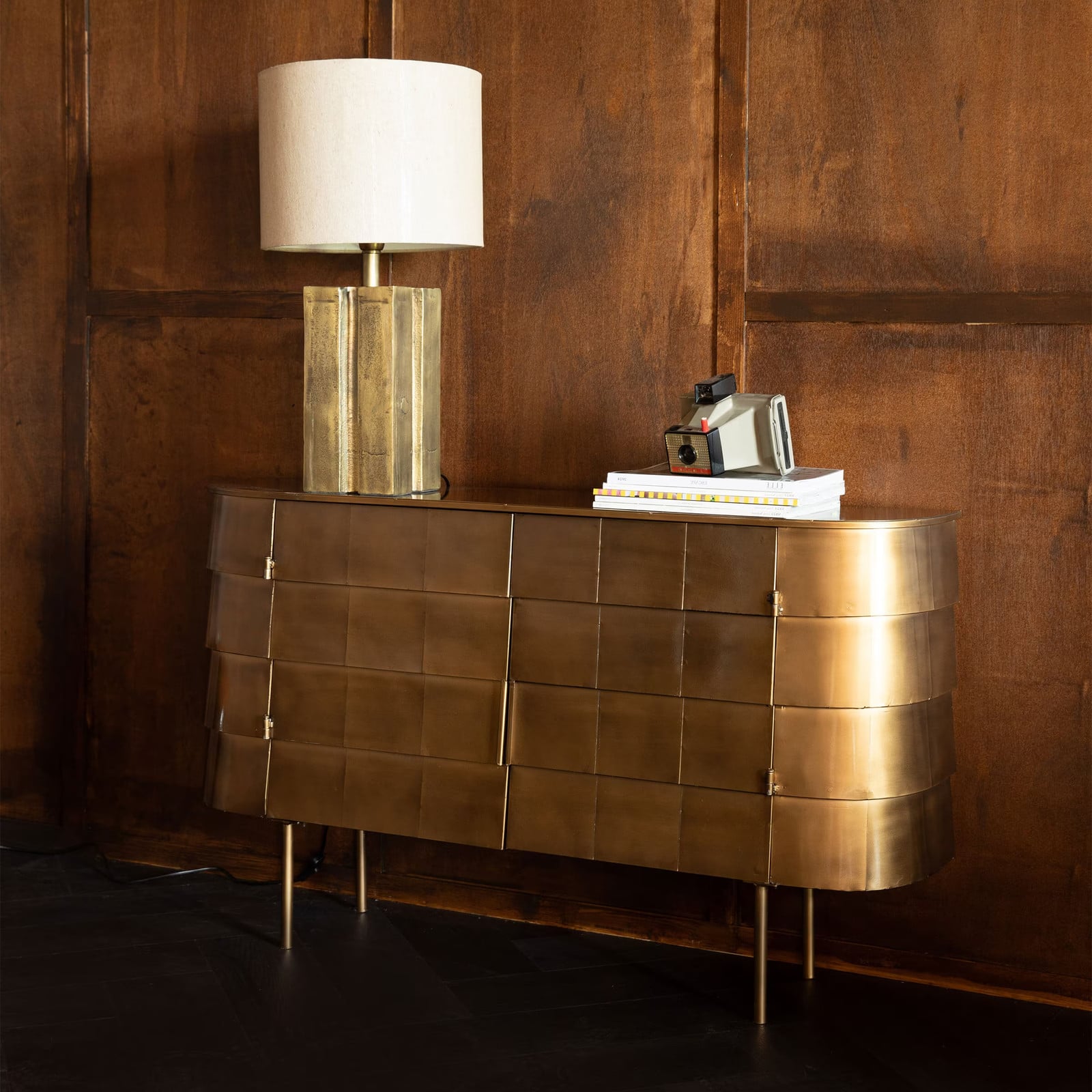 Dutchbone Dressoir Hanna Goud 117 cm