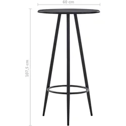 vidaXL, Bartisch, Ollunina (60 x 107.50 cm)