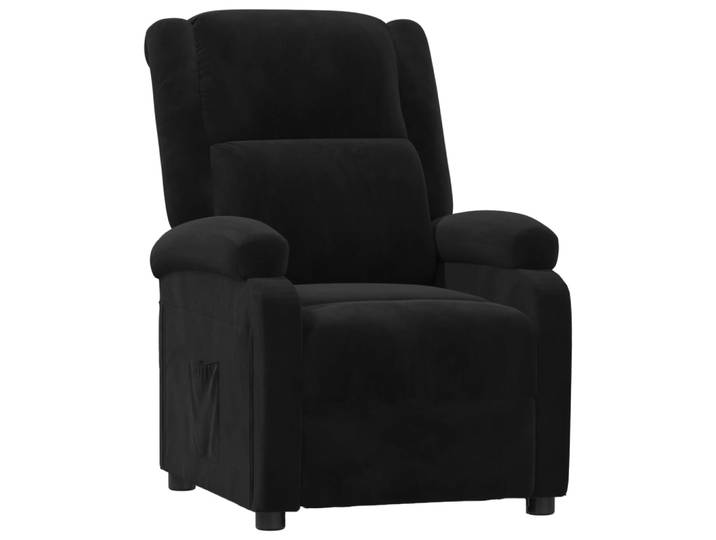 Maison Exclusive - Fauteuil Inclinable Noir Velours