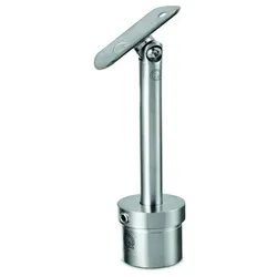 Q-Railing, Treppengeländer + Handlauf, Handlaufstützen Q-LINE (Edelstahl V2A)
